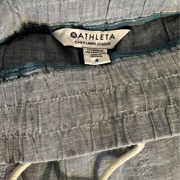Athleta Light Cabo Linen Jogger Pants - Picture 7 of 9